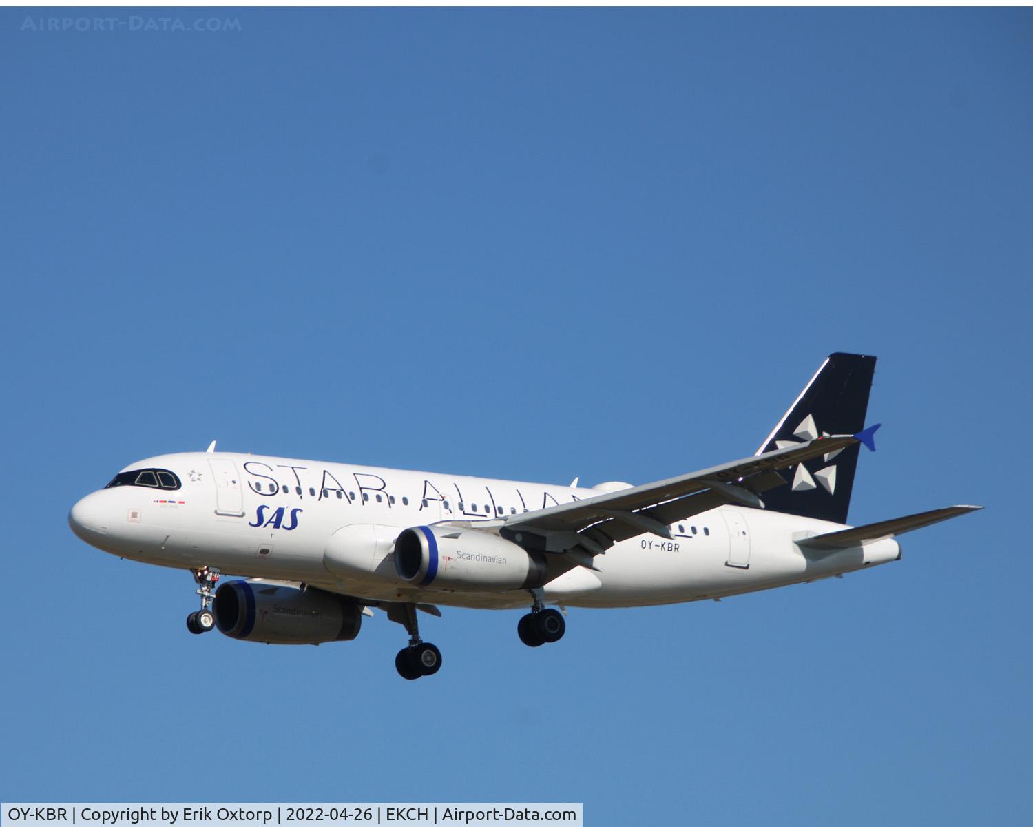 OY-KBR, 2007 Airbus A319-132 C/N 3231, OY-KBR freshlt painted in Star Allance c/s