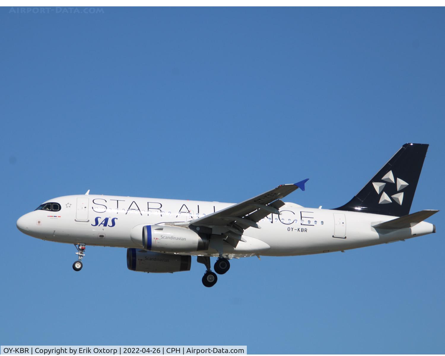 OY-KBR, 2007 Airbus A319-132 C/N 3231, OY-KBR freshlt painted in Star Allance c/s