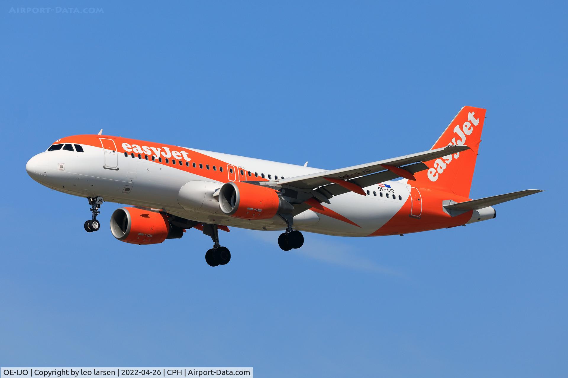 OE-IJO, 2009 Airbus A320-214 C/N 3922, Copenhagen 26.4.2022