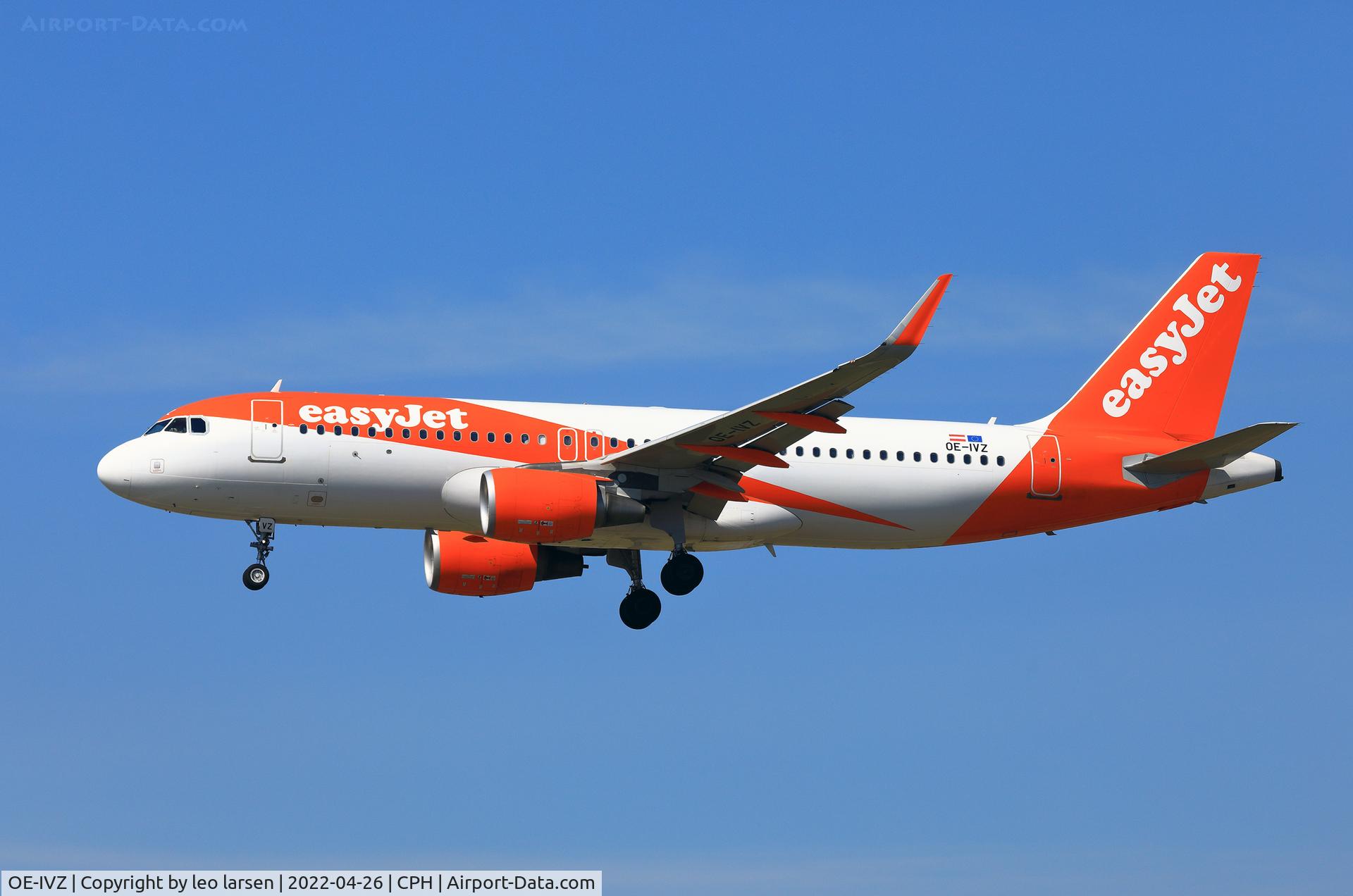 OE-IVZ, 2015 Airbus A320-214 C/N 6485, Copenhagen26.4.2022