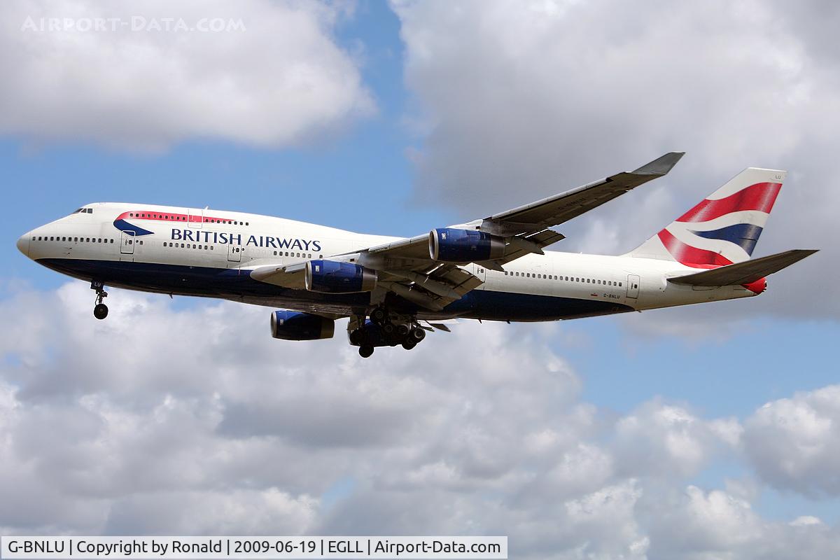 G-BNLU, 1992 Boeing 747-436 C/N 25406, at lhr