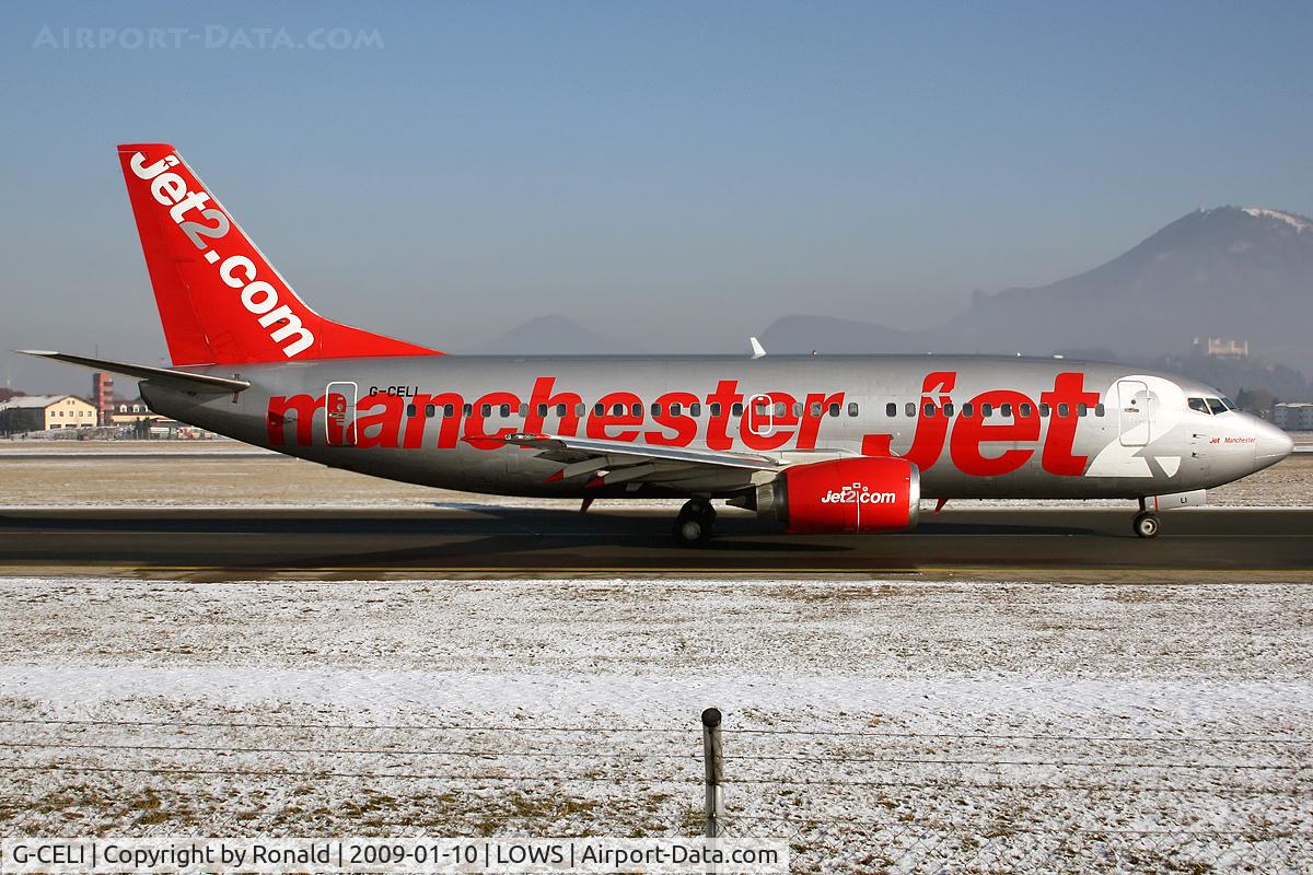 G-CELI, 1986 Boeing 737-330 C/N 23526, at lows