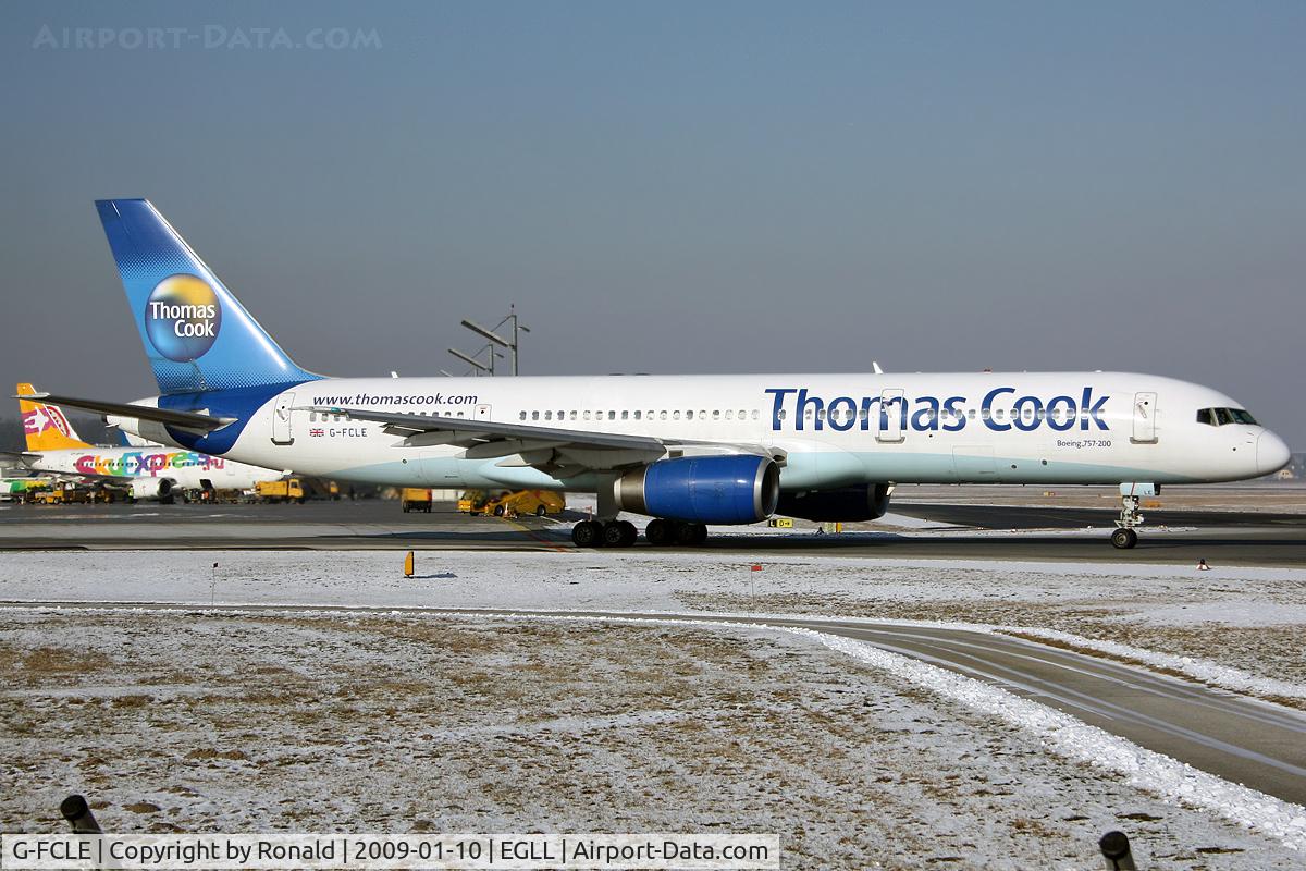 G-FCLE, 1998 Boeing 757-28A C/N 28171, at lows