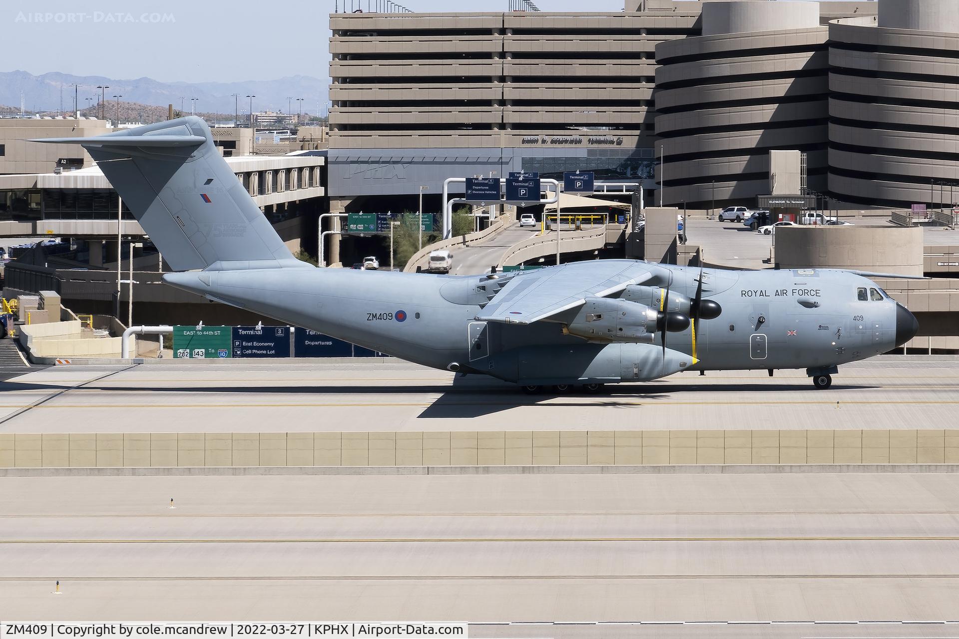 ZM409, 2016 Airbus A400M Atlas C.1 C/N 034, RRR4512