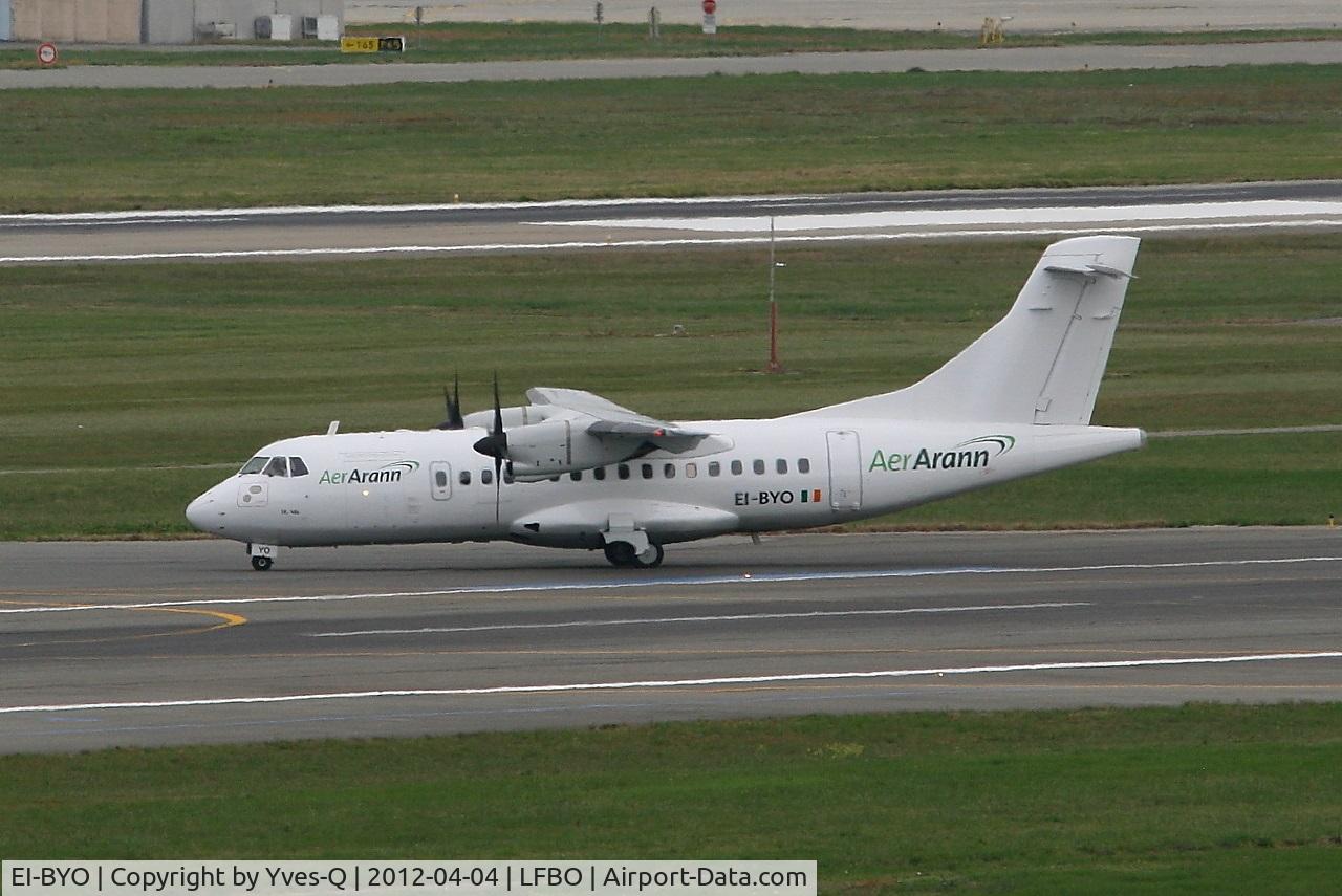 EI-BYO, 1989 ATR 42-300 C/N 161, ATR 42-300, Taxiing, Toulouse-Blagnac Airport (LFBO-TLS)