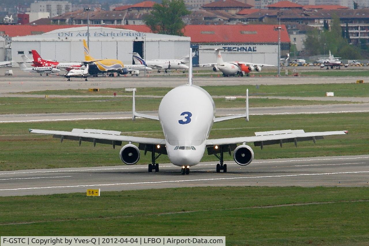 F-GSTC, 1997 Airbus A300B4-608ST Super Transporter C/N 765, Airbus A300B4-608ST Beluga, Taxiing, Toulouse-Blagnac Airport (LFBO-TLS)