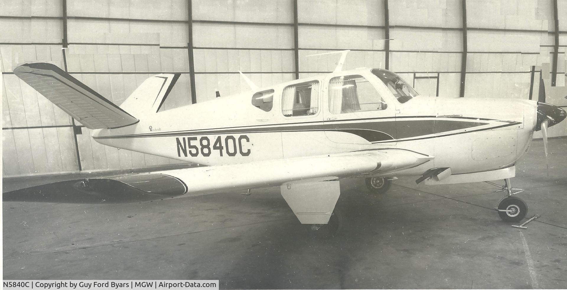 N5CW, 1951 Beech C35 Bonanza C/N D-2792, Bonanza N5CW with a previous N number.

Photo circa 1967