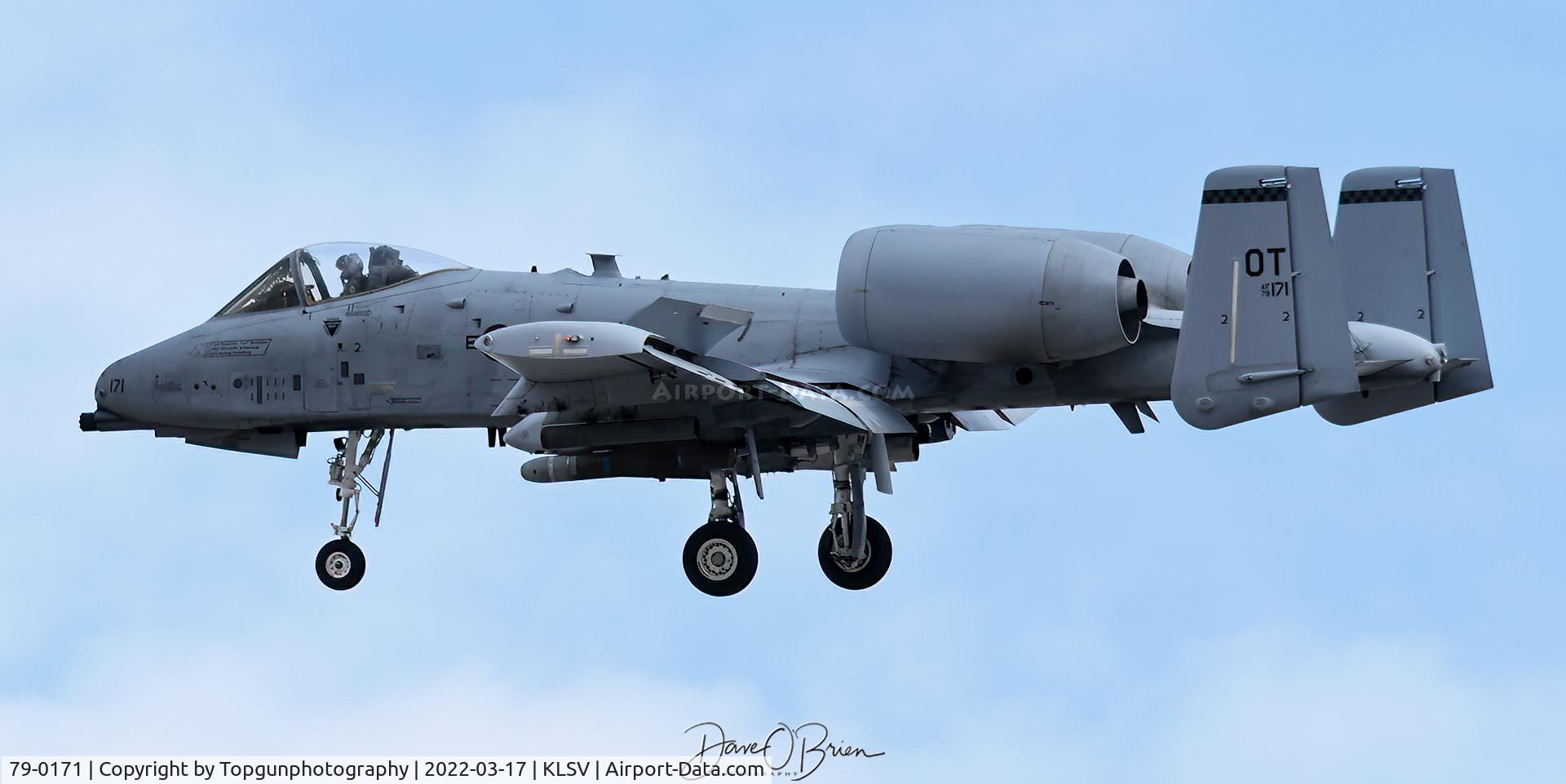 79-0171, 1979 Fairchild Republic A-10C Thunderbolt II C/N A10-0435, BULLET01, RTB