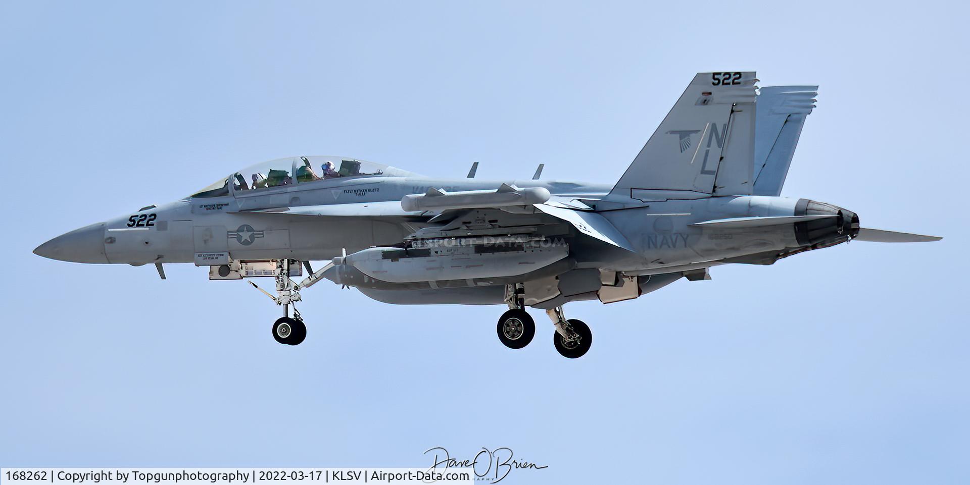 168262, Boeing EA-18G Growler C/N G44, NITRO21 returns from an afternoon sortie