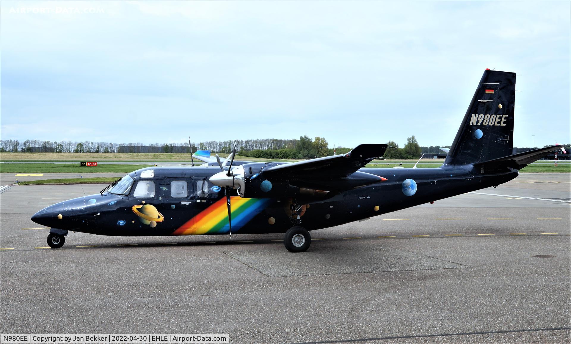 N980EE, 1980 Rockwell 695 Jetprop 980 C/N 95039, Lelystad Airport