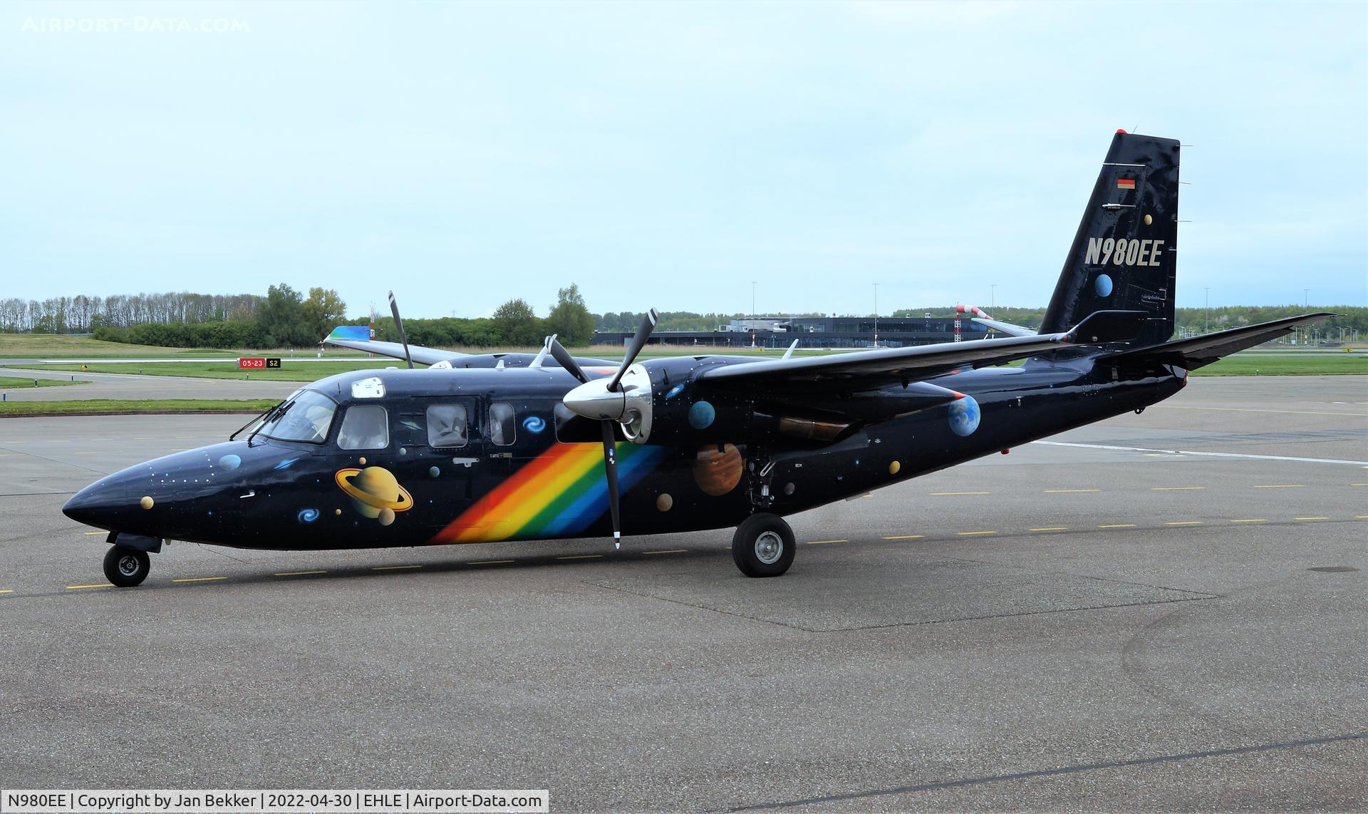 N980EE, 1980 Rockwell 695 Jetprop 980 C/N 95039, Lelystad Airport