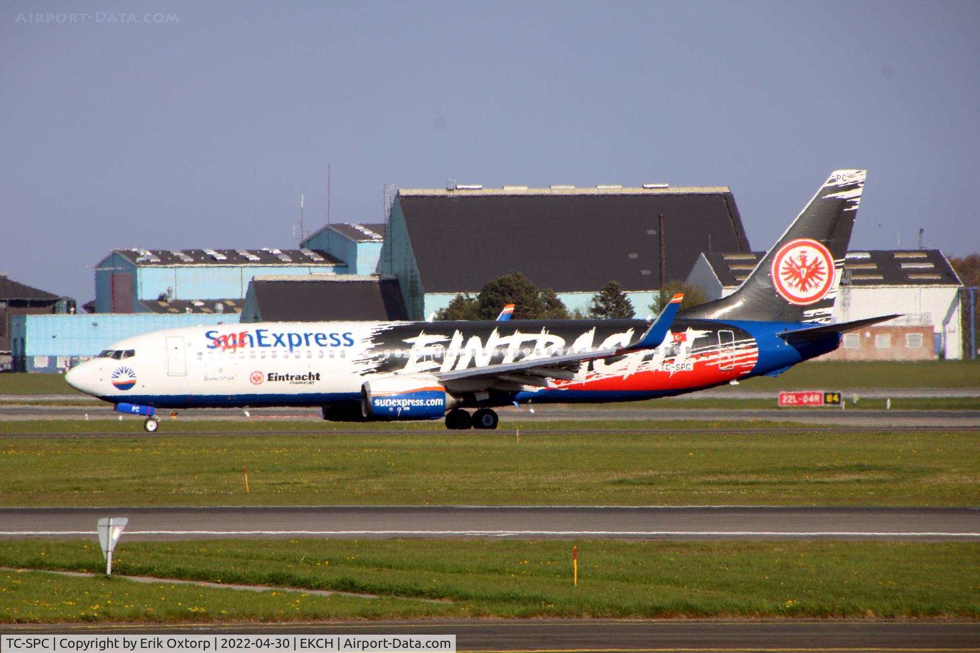 TC-SPC, 2011 Boeing 737-8AS C/N 34984, TC-SPC landed rw 22L
