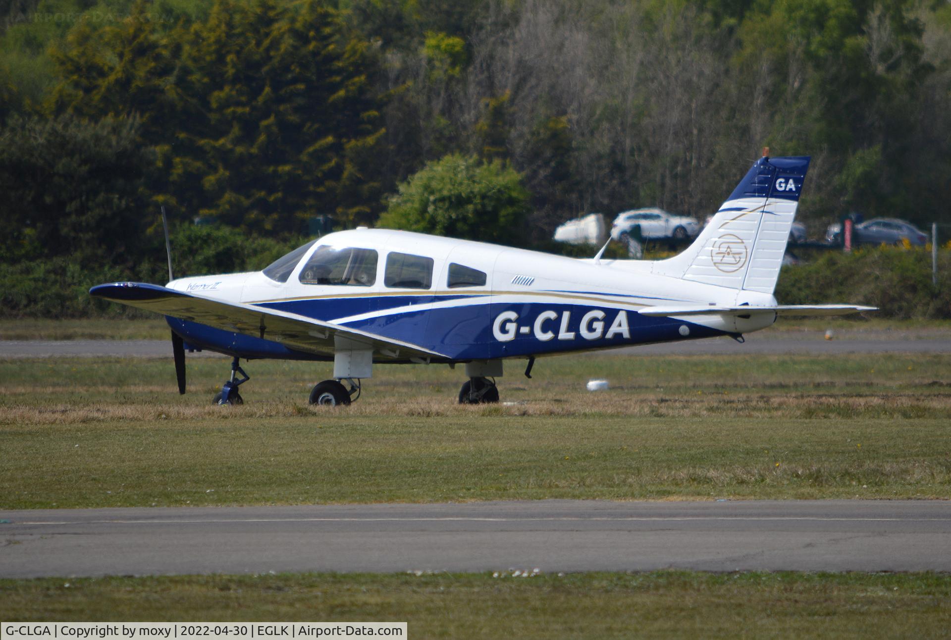 G-CLGA, 1982 Piper PA-28-161 Cherokee Warrior II C/N 28-8316001, Piper PA-28-161 Cherokee Warrior II at Blackbushe. Ex N8275V