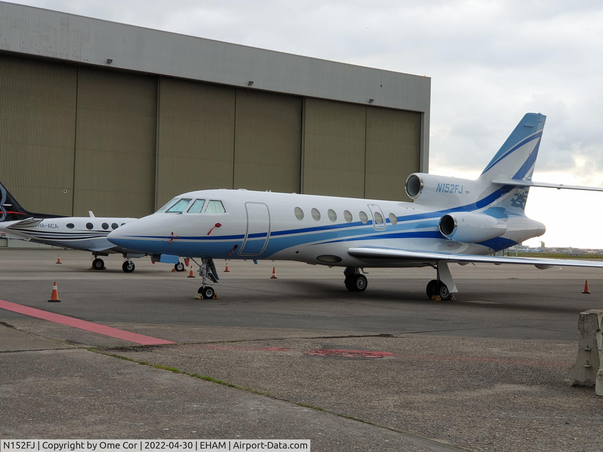 N152FJ, 1984 Dassault Falcon 50 C/N 152, Schiphol Oost, Netherlands.