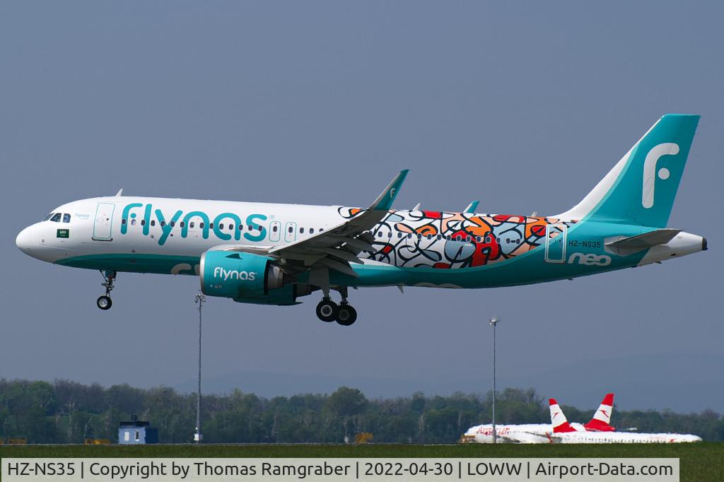 HZ-NS35, 2021 Airbus A320-251N C/N 10431, Flynas Airbus A320Neo 