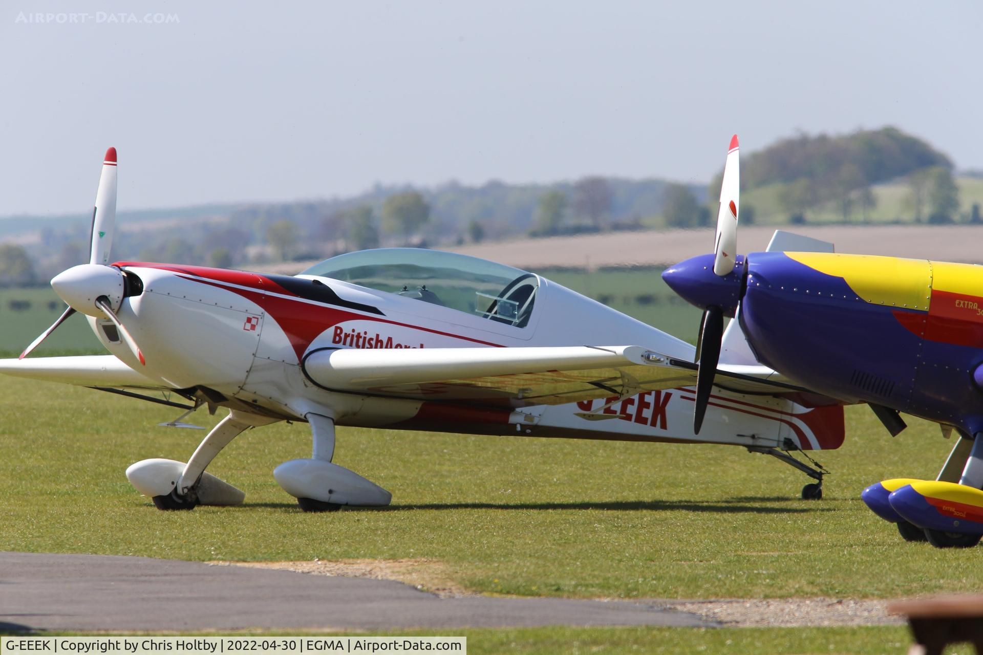 G-EEEK, 2006 Extra EA-300/200 C/N 1034, Privately owned in Cambridge & based at Fowlmere Cambs.