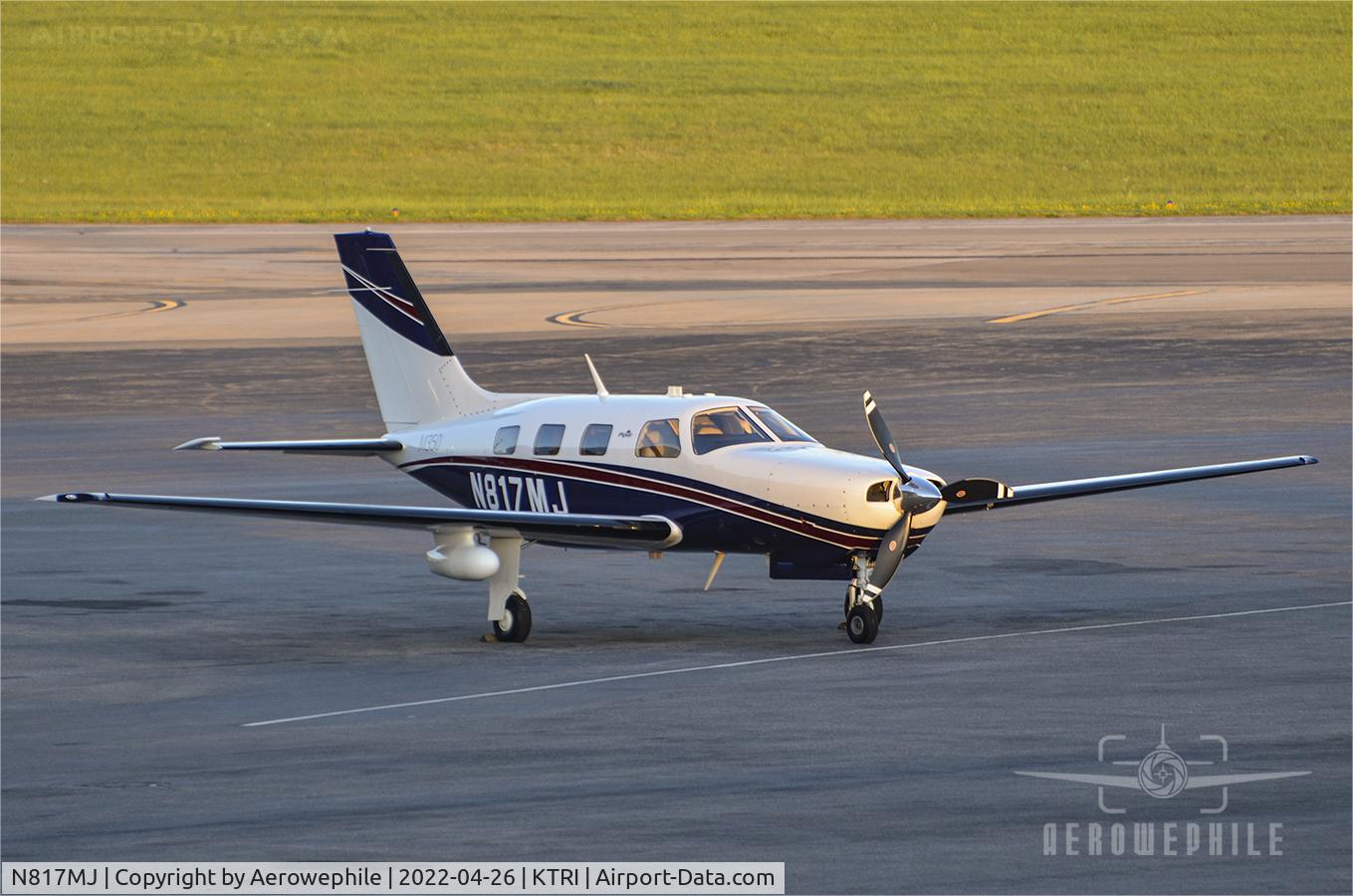 N817MJ, 2016 Piper PA 46-350P C/N 4636700, Parked at Tri-Cities Aviation FBO, at Tri-Cities Airport (KTRI).