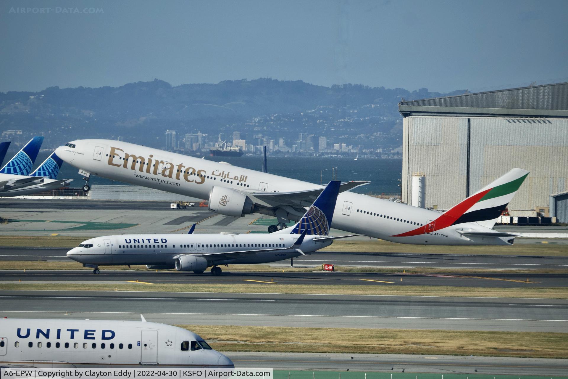 A6-EPW, 2016 Boeing 777-31H/ER C/N 42342, SFO 2022.