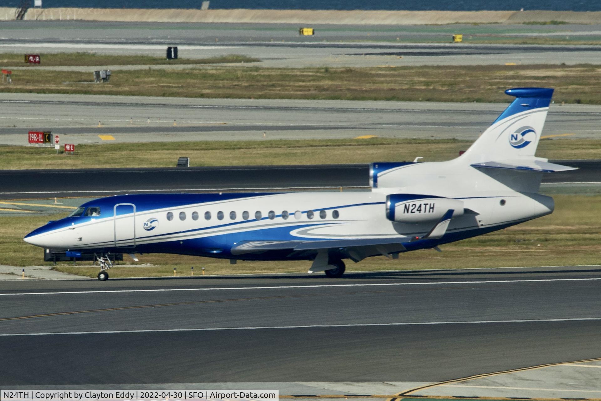 N24TH, 2013 Dassault Falcon 7X C/N 203, SFO 2022.