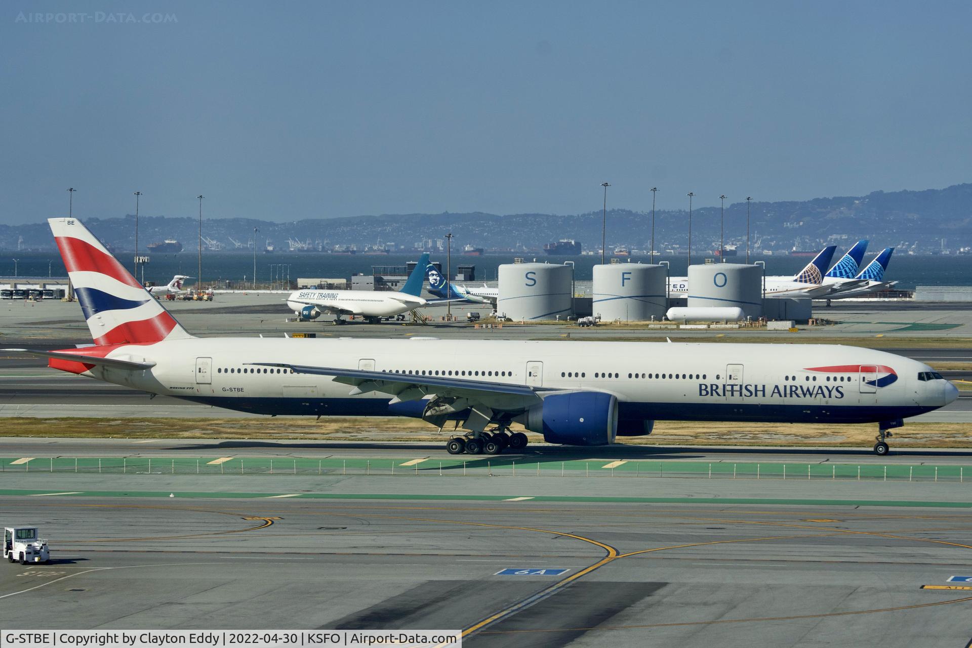 G-STBE, 2011 Boeing 777-36N/ER C/N 38696, SFO 2022.
