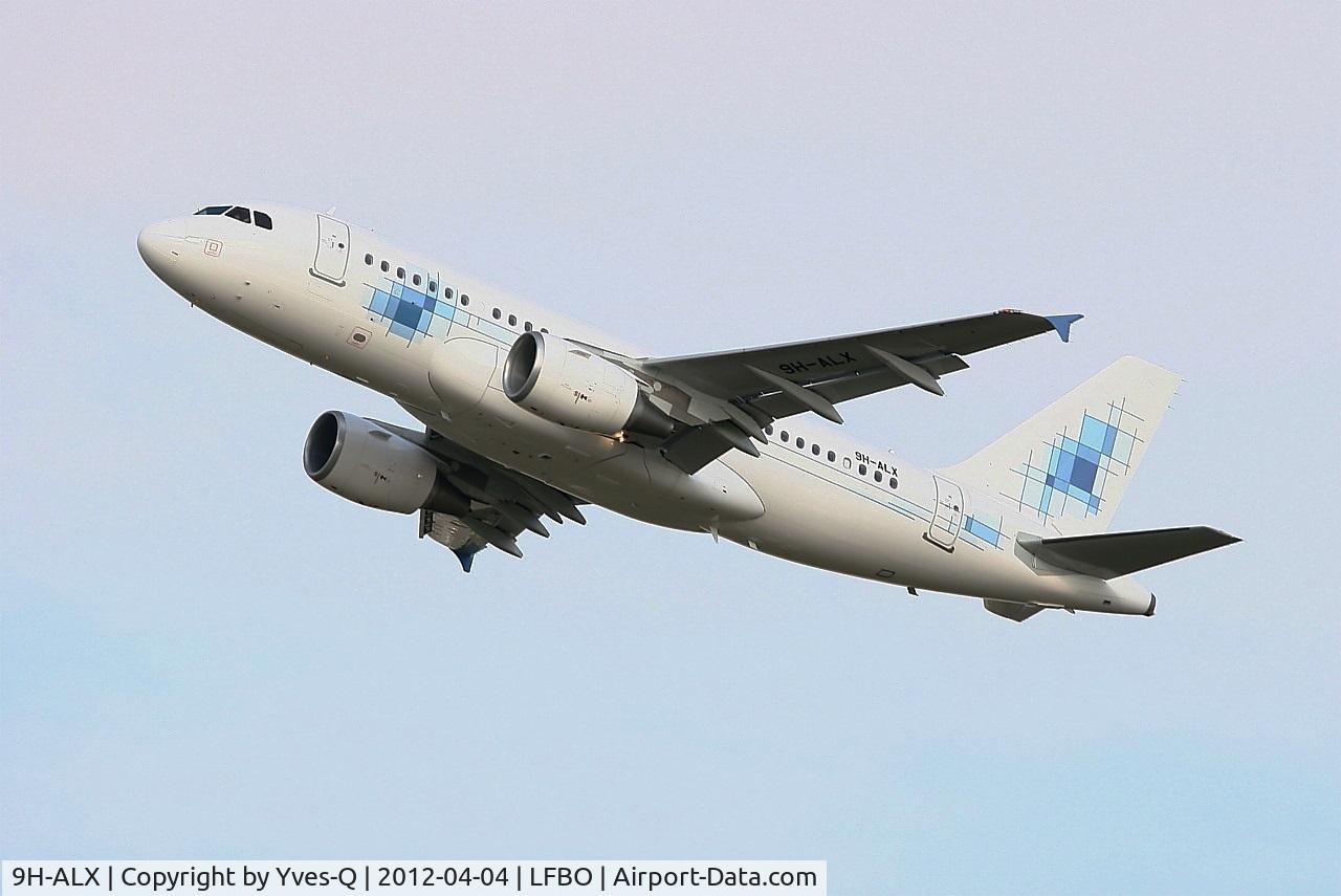 9H-ALX, 2010 Airbus ACJ319 (A319-115/CJ) C/N 4470, Airbus A319-115X, Climbing from rwy 32R, Toulouse Blagnac Airport (LFBO-TLS)