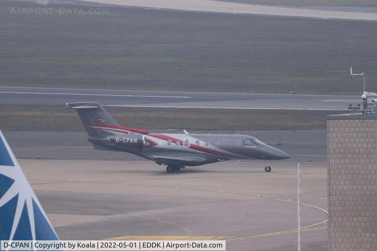 D-CPAN, 2021 Pilatus PC-24 C/N 249, Leaving to Munich via Runway 14R.