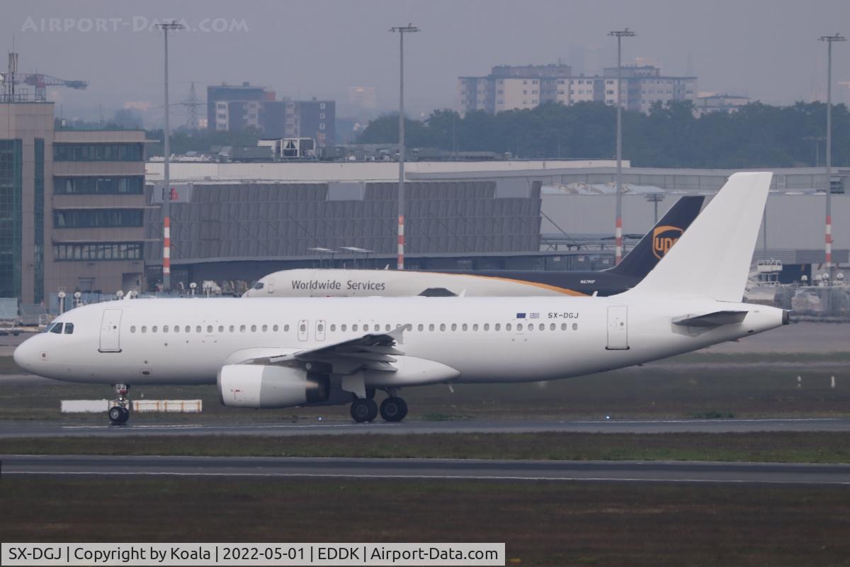 SX-DGJ, 2007 Airbus A320-232 C/N 3316, Arrival from Heraklion, with exciting livery.