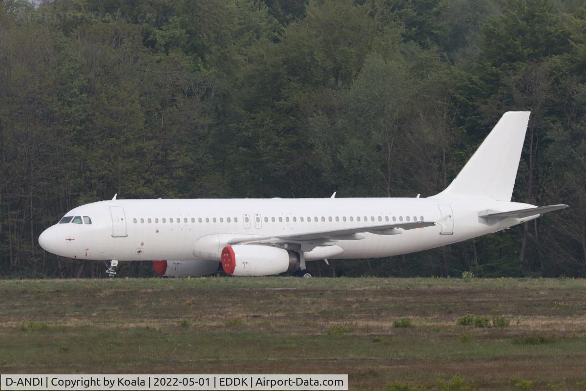 D-ANDI, 2000 Airbus A320-232 C/N 1305, Wheels already angular..no commercial flights so far.