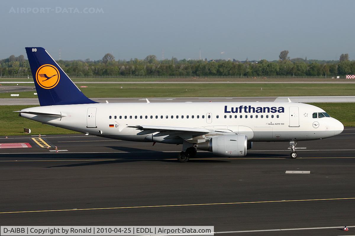 D-AIBB, 2010 Airbus A319-112 C/N 4182, at dus