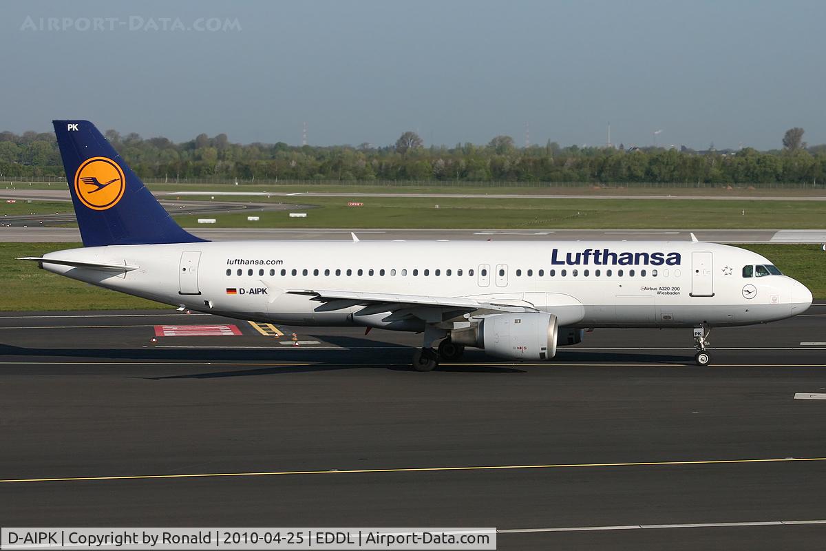 D-AIPK, 1989 Airbus A320-211 C/N 0093, at dus