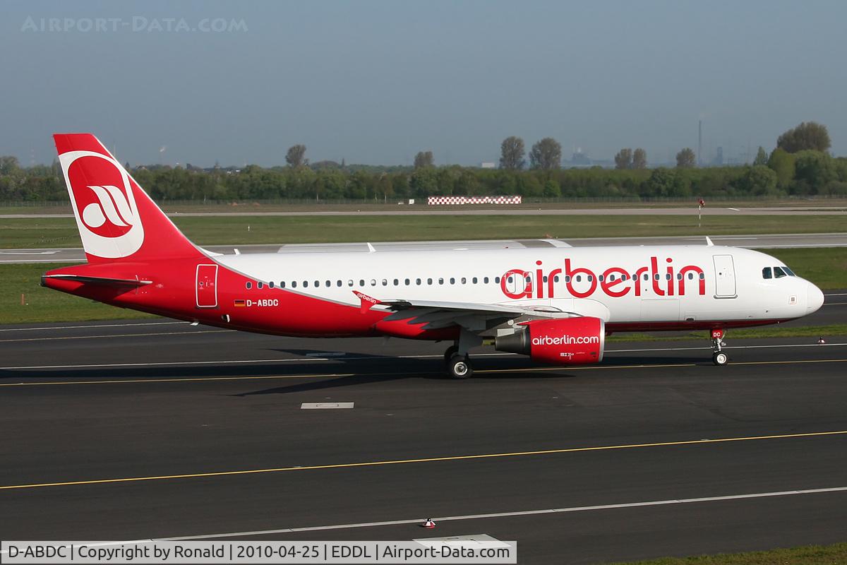 D-ABDC, 2005 Airbus A320-214 C/N 2654, at dus