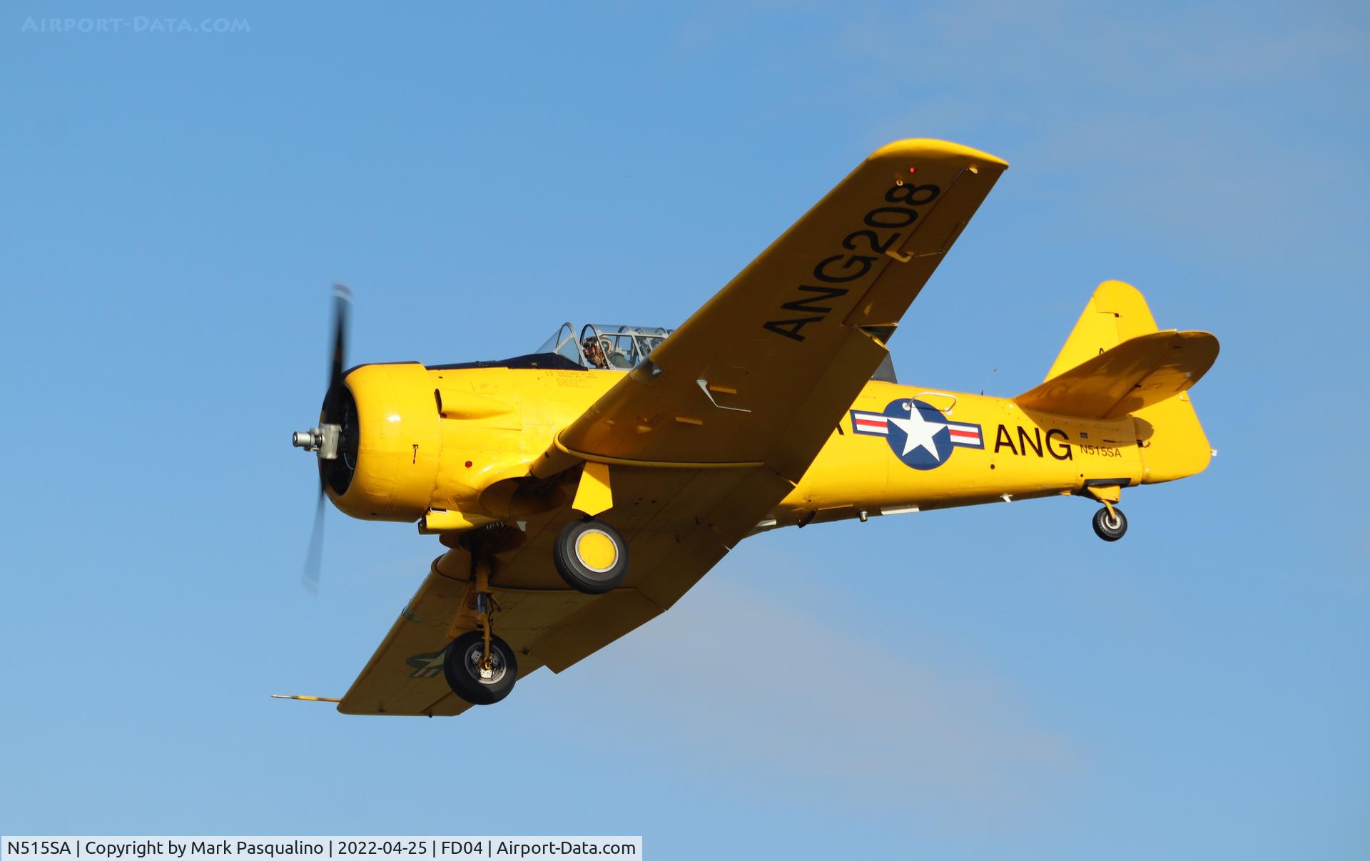 N515SA, 1943 North American AT-6D C/N 8814953, North American AT-6D
