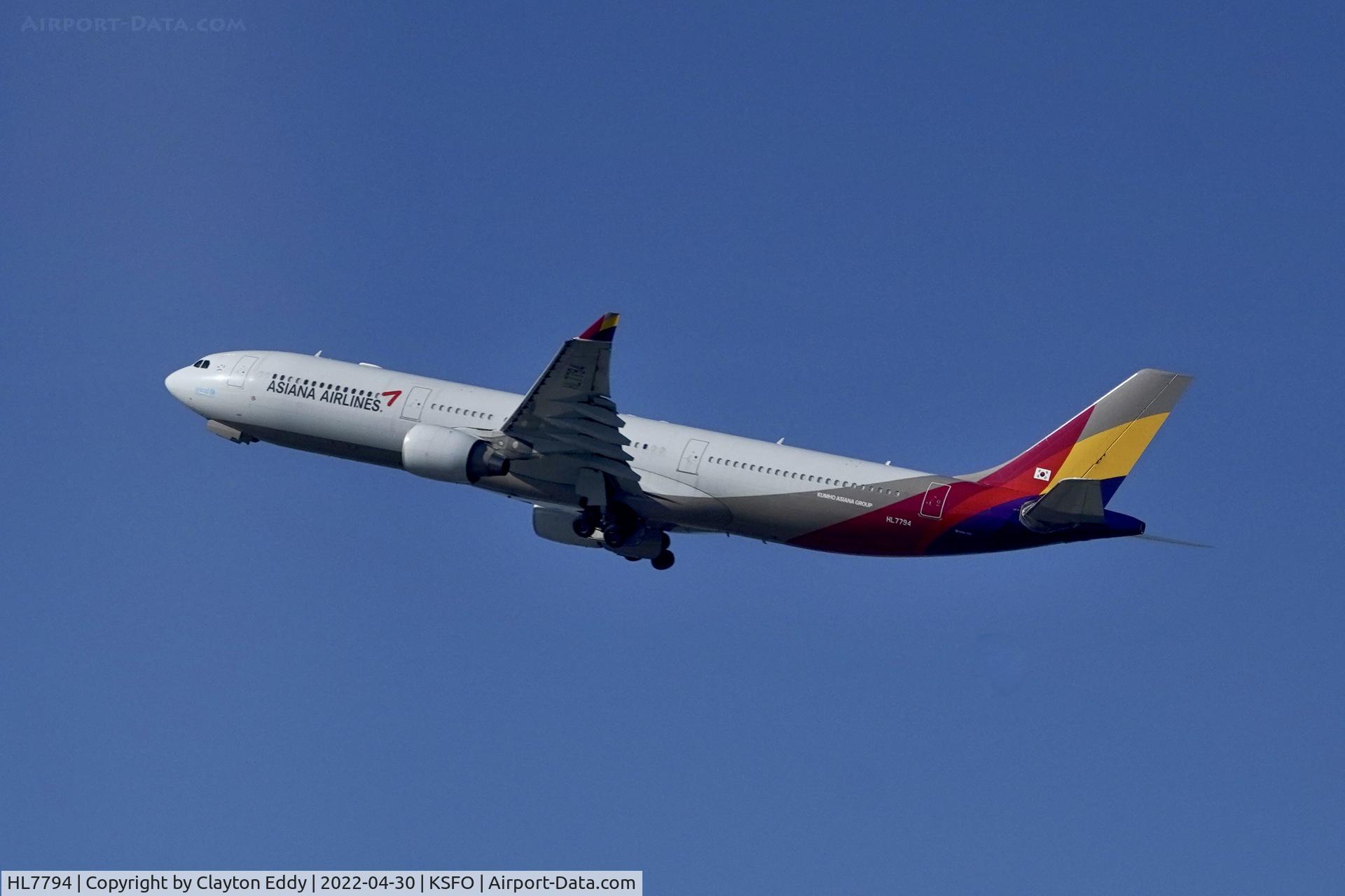 HL7794, 2010 Airbus A330-323X C/N 1151, SFO 2022.