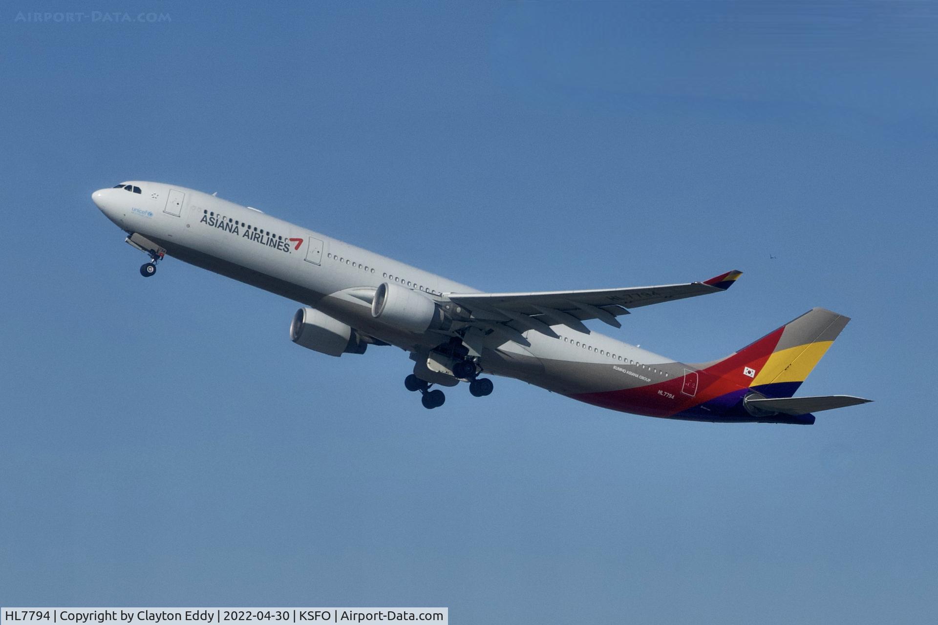 HL7794, 2010 Airbus A330-323X C/N 1151, SFO 2022.