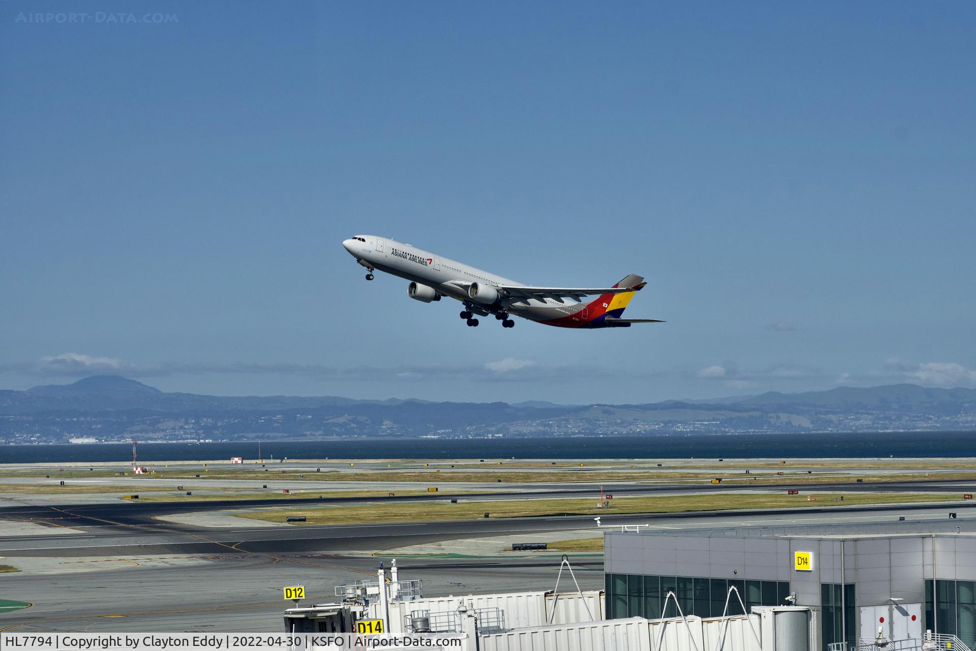 HL7794, 2010 Airbus A330-323X C/N 1151, SFO 2022.