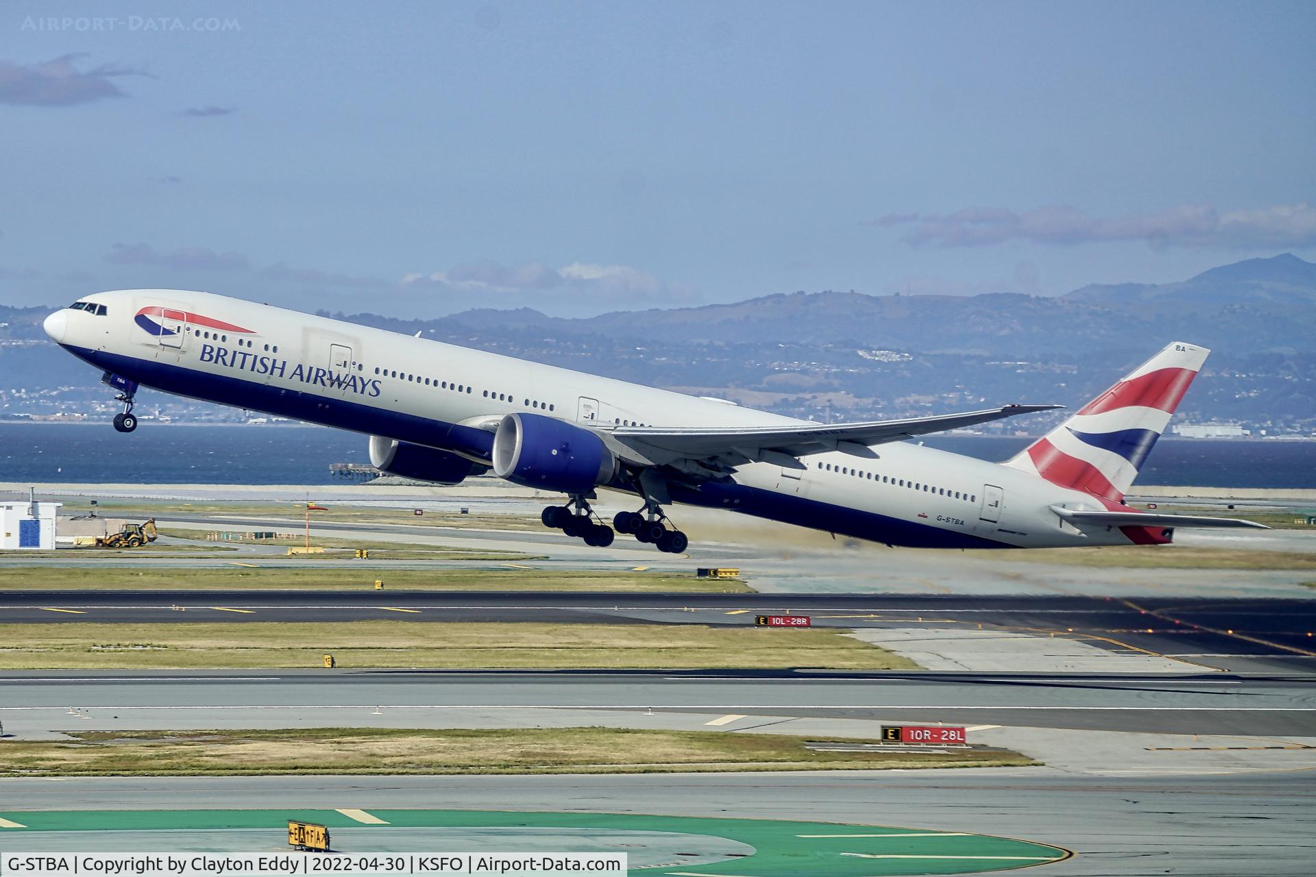 G-STBA, 2010 Boeing 777-336/ER C/N 40542, SFO 2022.