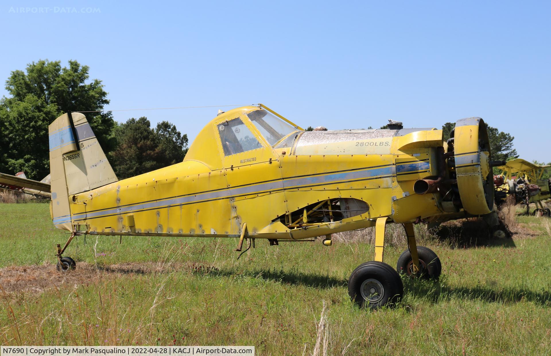 N7690, 1972 Grumman-Schweizer G-164A C/N 980, Grumman G-164A