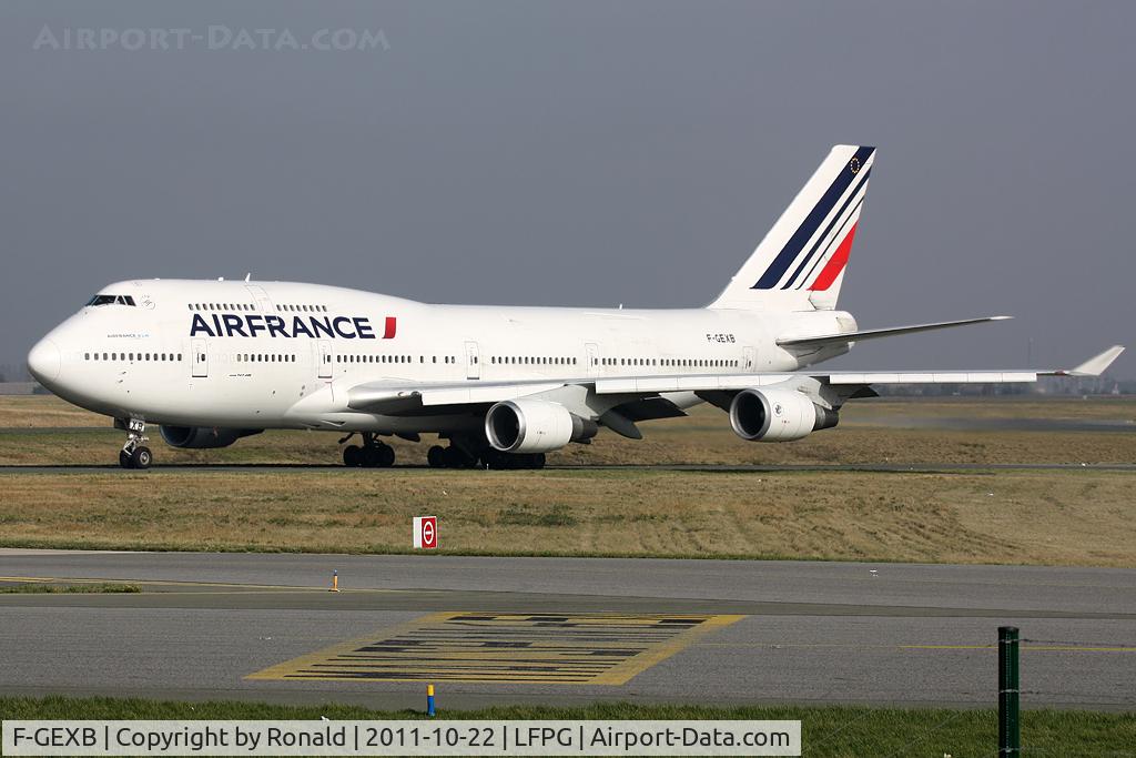 F-GEXB, 1991 Boeing 747-4B3M C/N 24155, at cdg