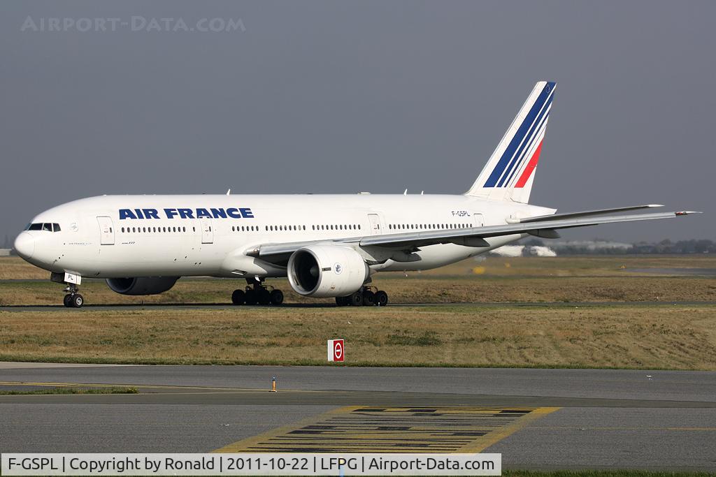 F-GSPL, 2000 Boeing 777-228/ER C/N 30457, at cdg