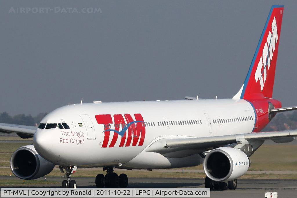 PT-MVL, 2005 Airbus A330-203 C/N 700, at cdg