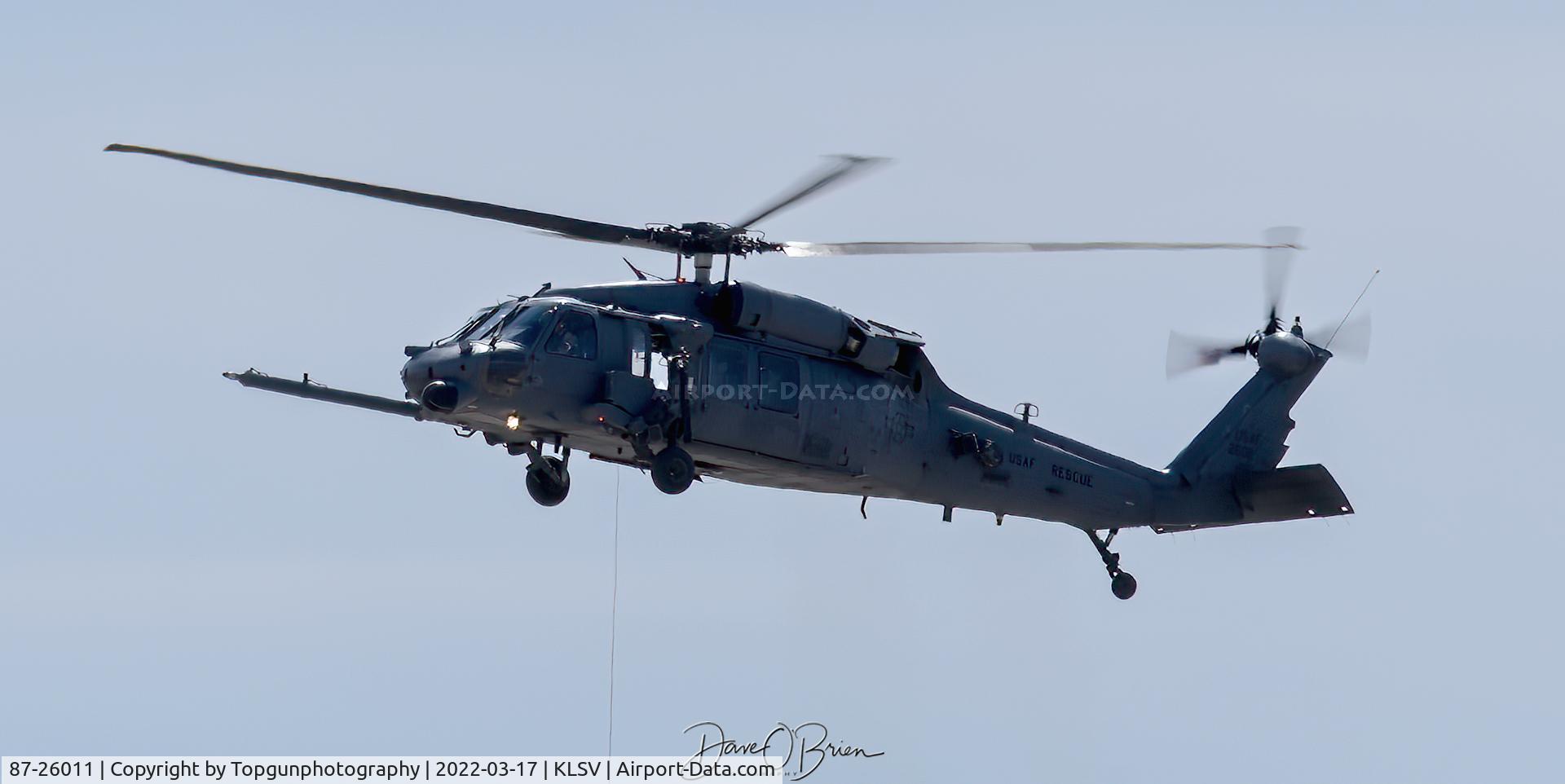 87-26011, 1987 Sikorsky MH-60G Pave Hawk C/N 70-1213, 66th RQS