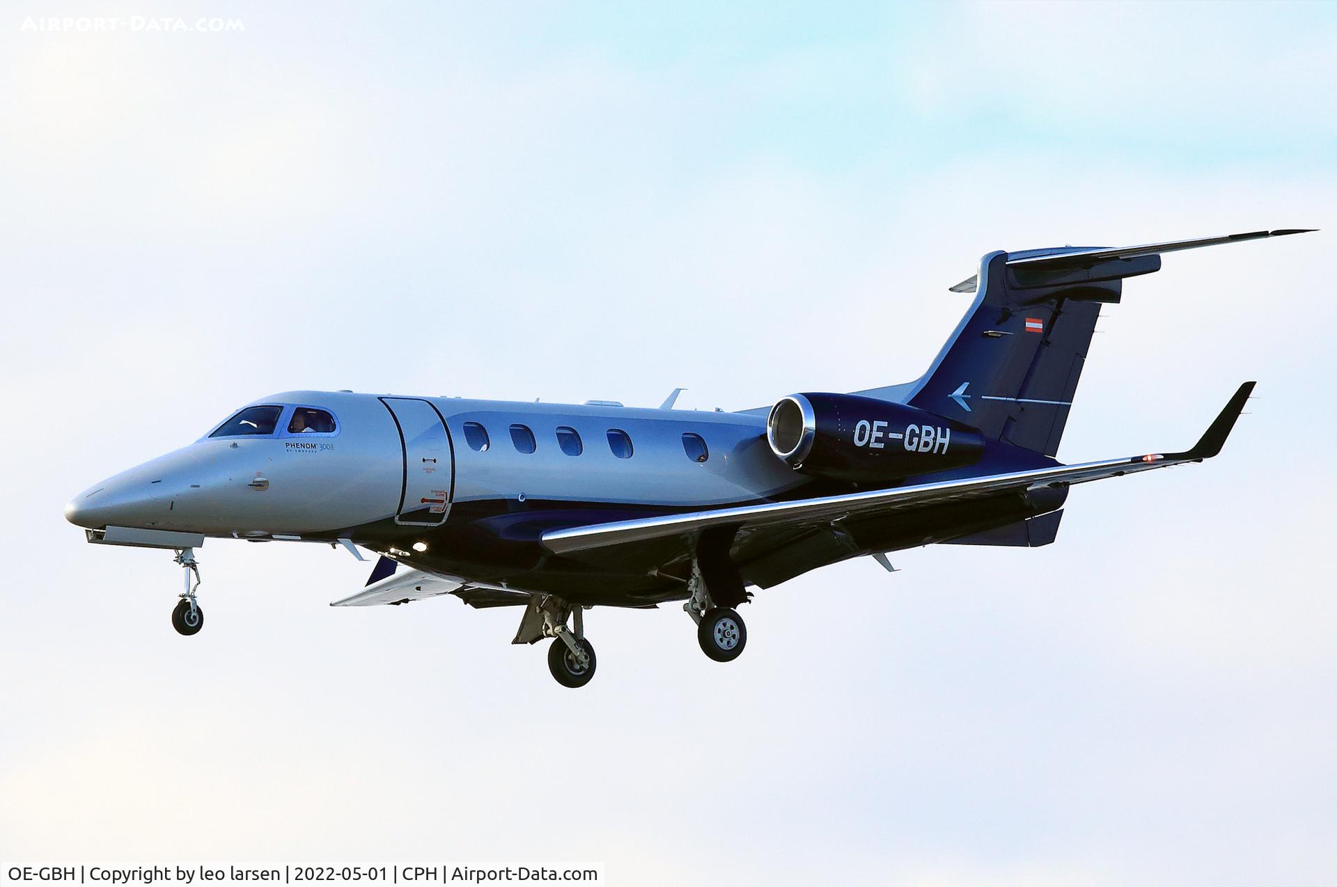 OE-GBH, 2020 Embraer EMB-505 Phenom 300 C/N 50500529, Copenhagen 1.5.2022