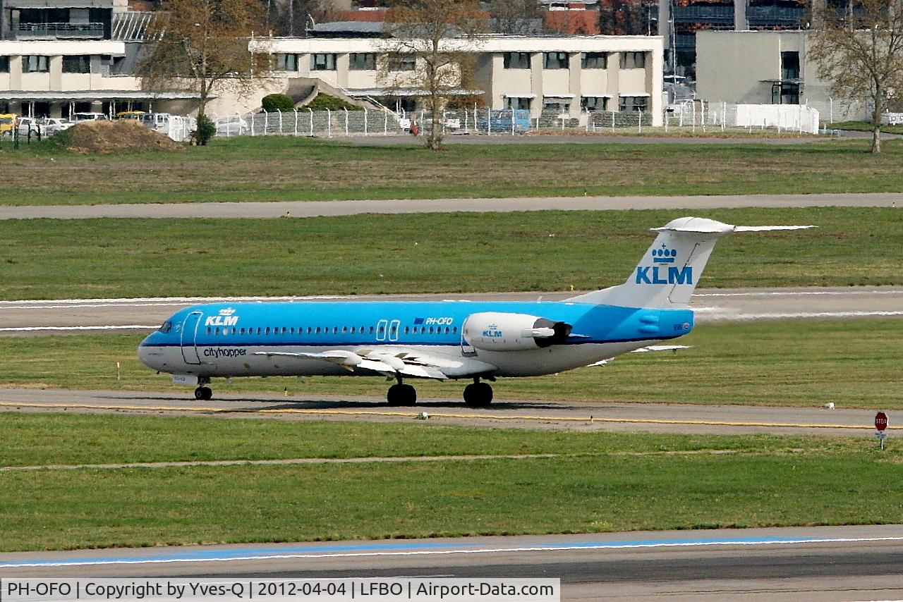PH-OFO, 1995 Fokker 100 (F-28-0100) C/N 11462, Fokker 100, Taxiing, Toulouse-Blagnac Airport (LFBO-TLS)