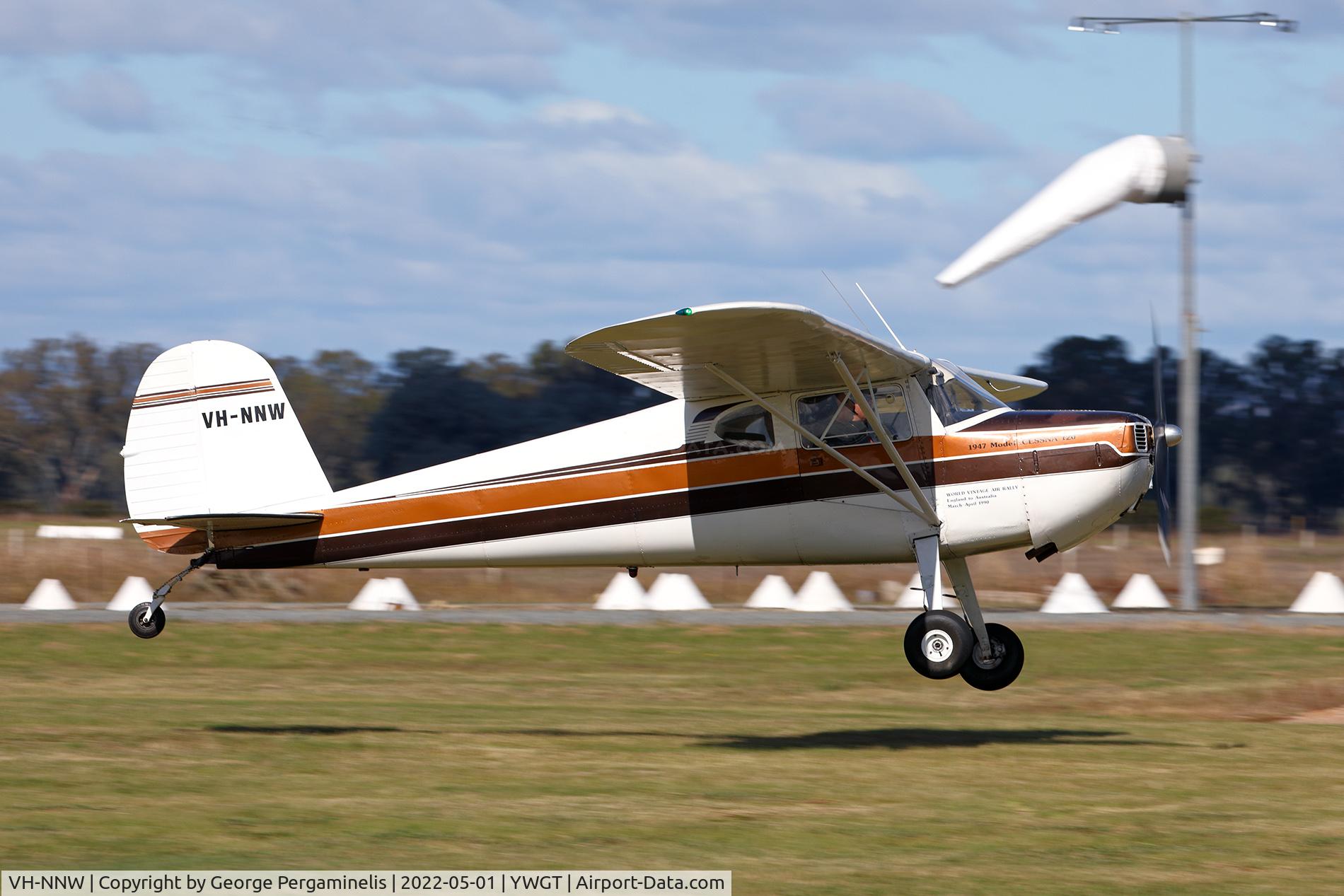 VH-NNW, 1947 Cessna 120 C/N 13579, Antique Aeroplane Assn of Australia National Fly-in.
