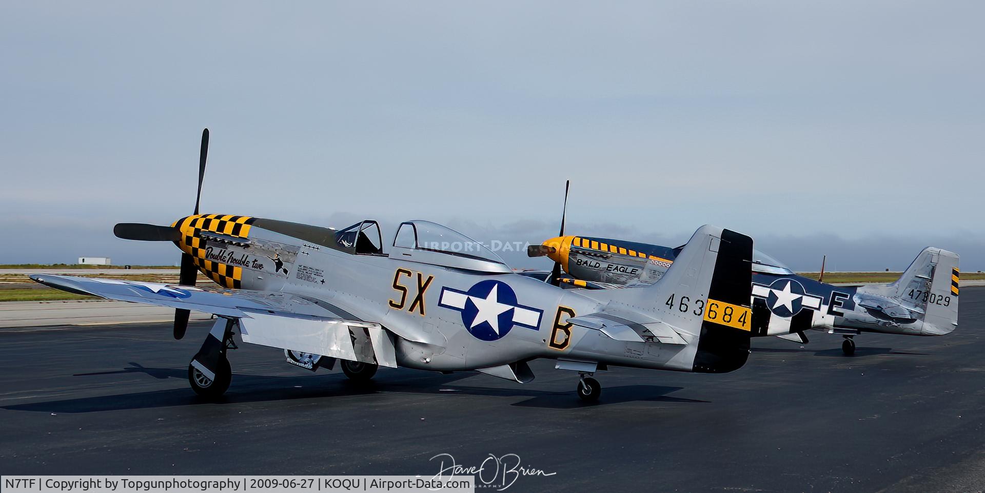 N7TF, 1944 North American P-51D Mustang C/N 44-73856, Mustangs parked
