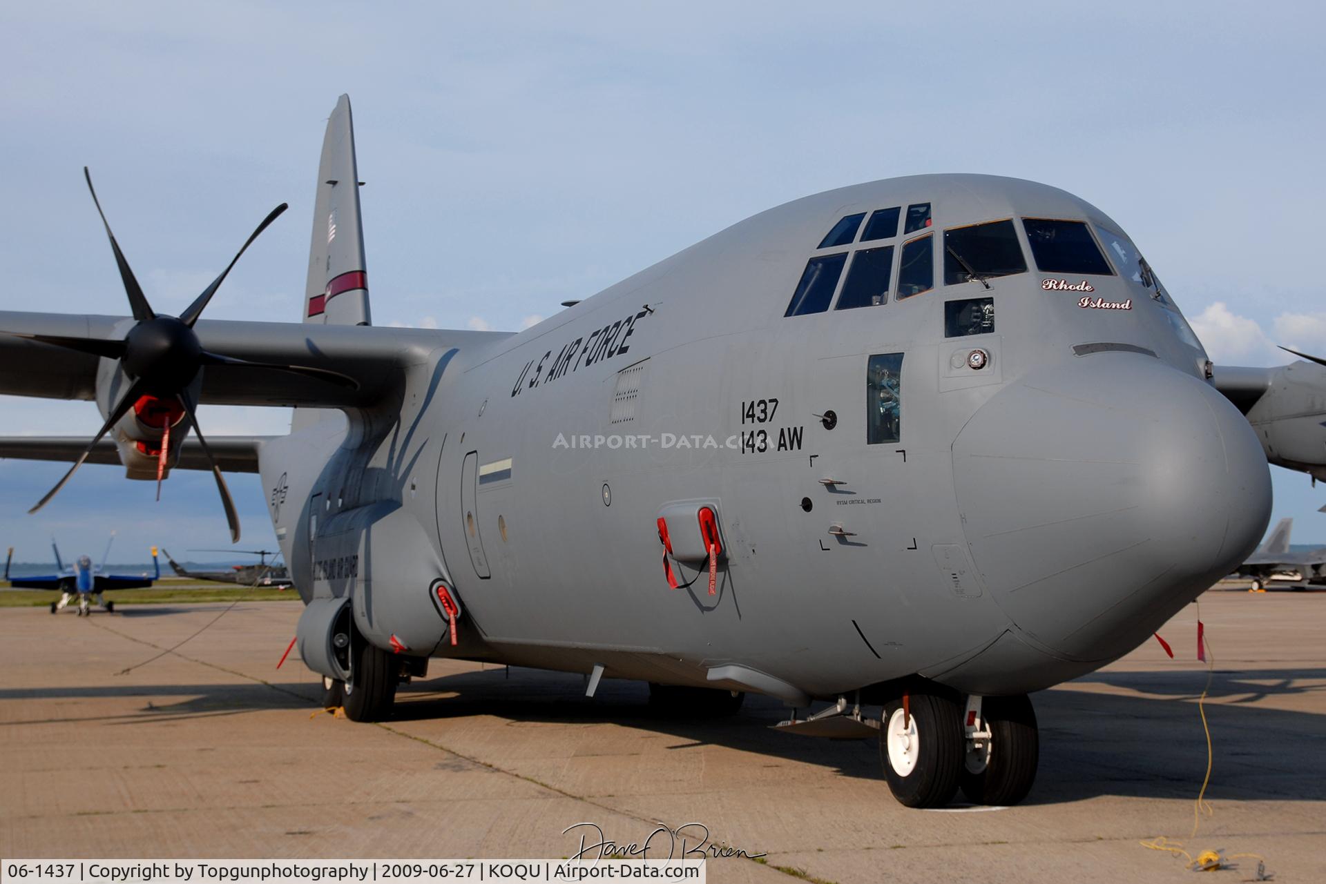 06-1437, 2007 Lockheed Martin C-130J-30 Super Hercules C/N 382-5586, 143rd AW