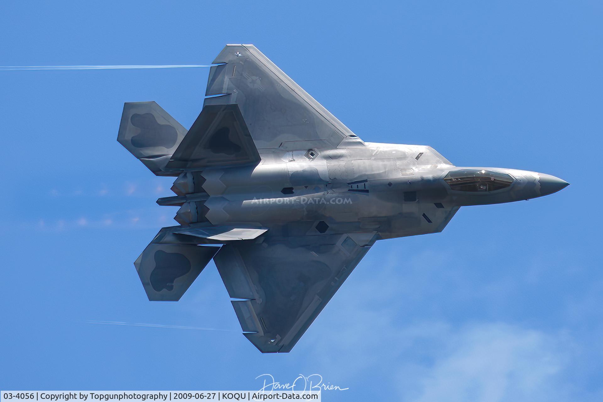 03-4056, 2003 Lockheed Martin F-22A Raptor C/N 4056, Raptor Demo