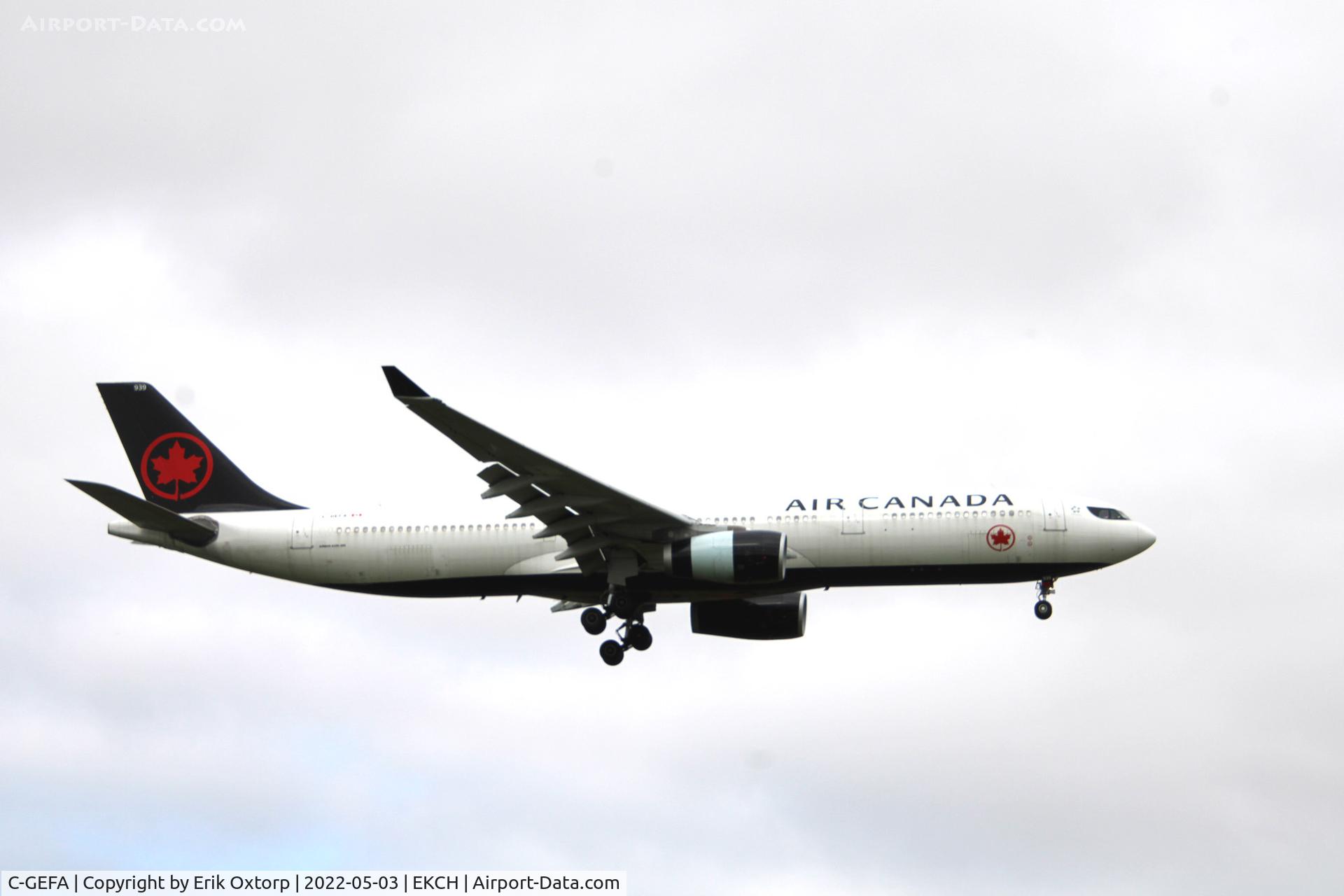 C-GEFA, 2009 Airbus A330-343 C/N 997, C-GEFA landing rw 04L