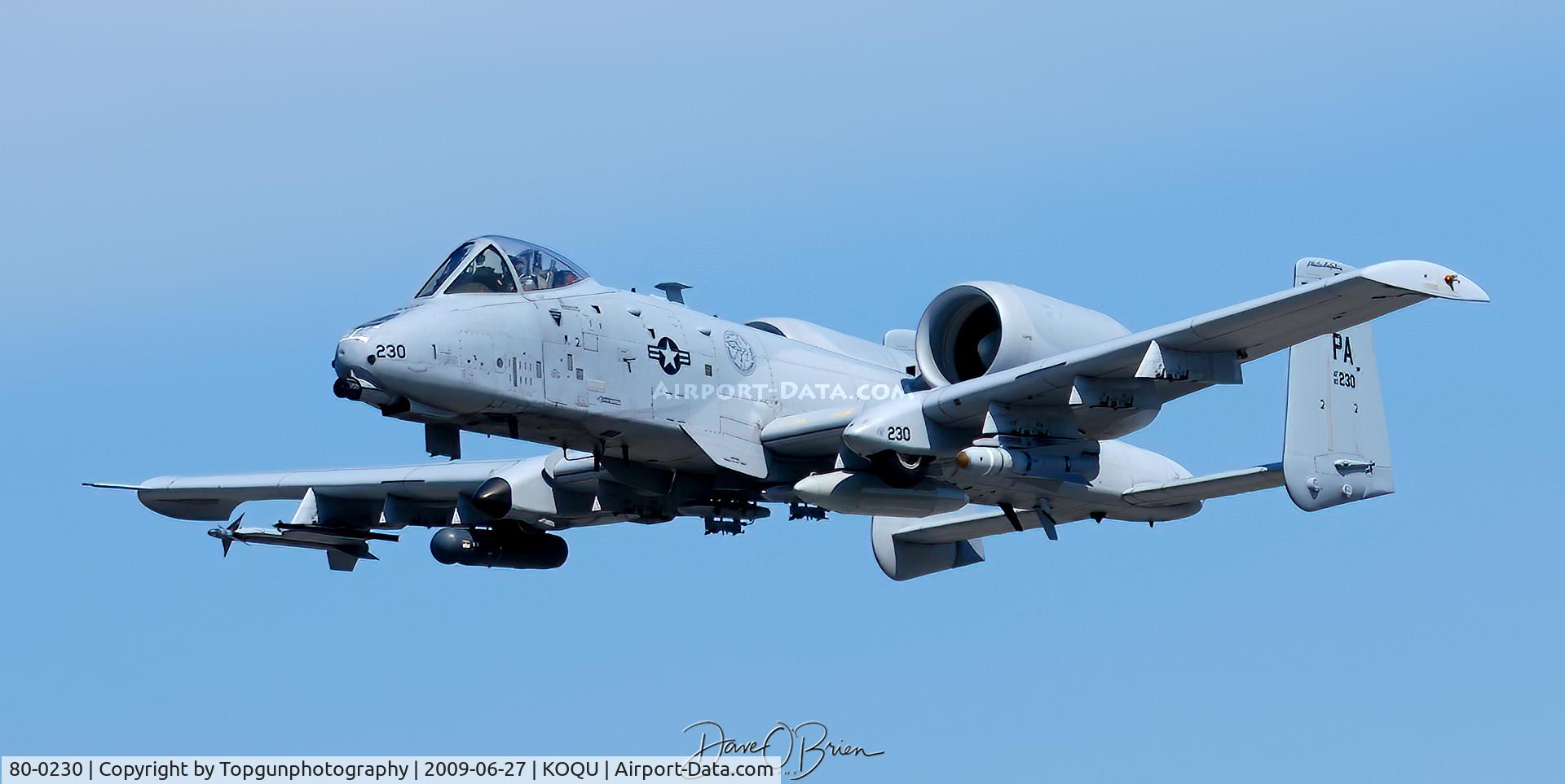 80-0230, 1980 Fairchild Republic A-10C Thunderbolt II C/N A10-0580, Combined Arms Demo
