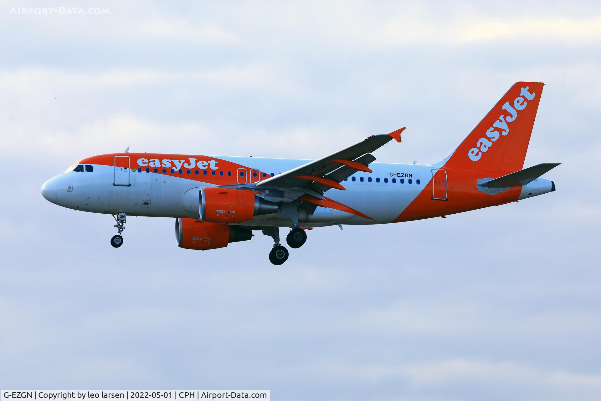 G-EZGN, 2011 Airbus A319-111 C/N 4781, Copenhagen 1.5.2022
